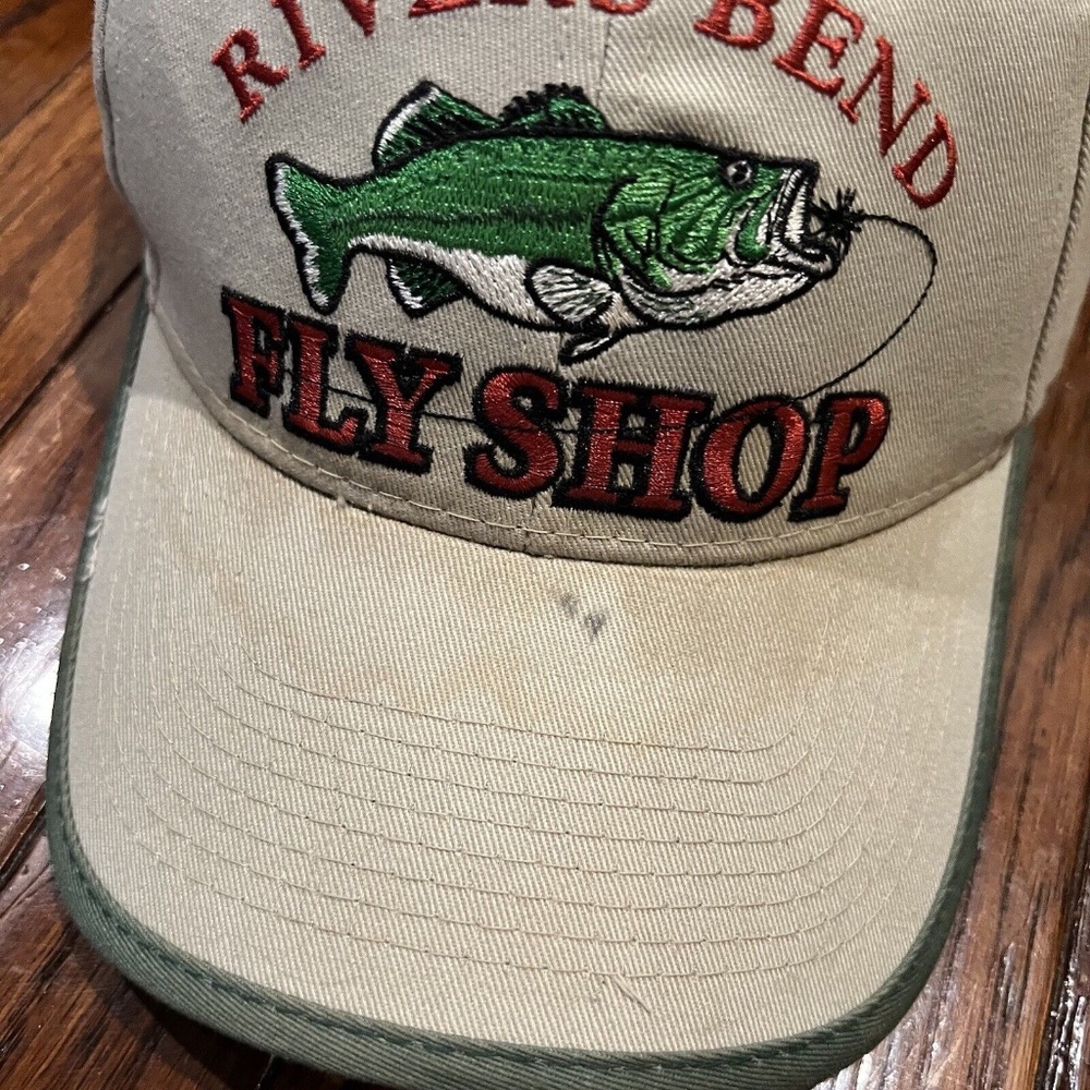 The Fly Shop Fishing Hat Trucker Rivers Bend Adjustable Baseball Cap - Picture 2 of 8